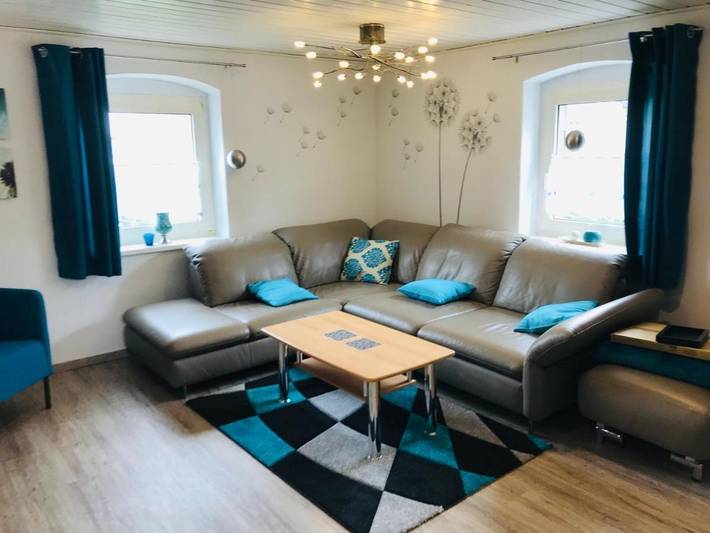 Ferienwohnung für 3 Personen, mit Garten und Ausblick in Naila