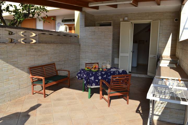 Location de vacances pour 5 personnes, avec Balcon à San Foca