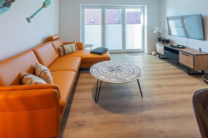 Geheel appartement, Vakantieappartement voor 4 personen met balkon in Norddeich, Norden en omgeving