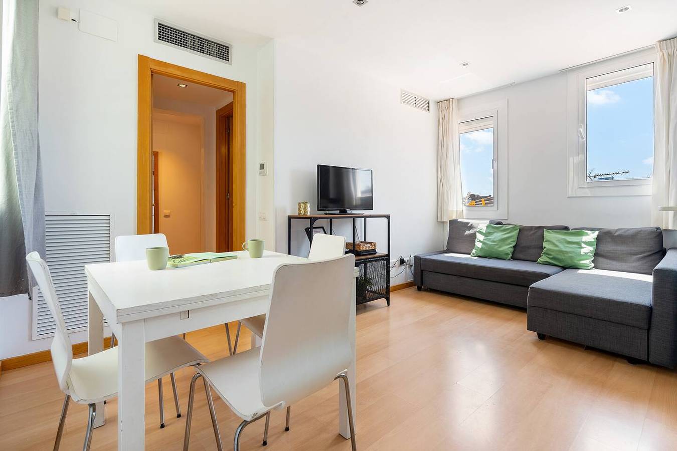 Ganze Wohnung, Ferienwohnung für 4 Personen mit Terrasse in Barcelona Zentrum, Barcelona