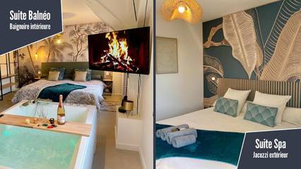 Location de vacances pour 2 personnes, avec jardin et jacuzzi à Louresse-Rochemenier