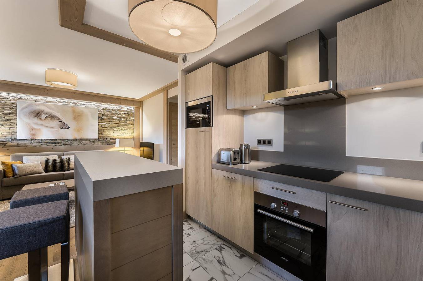 Apartamento entero, Résidence Carré Blanc - Apartamento 3 piezas para 6 personas (110) in Saint-Bon-Tarentaise, Les Trois Vallées