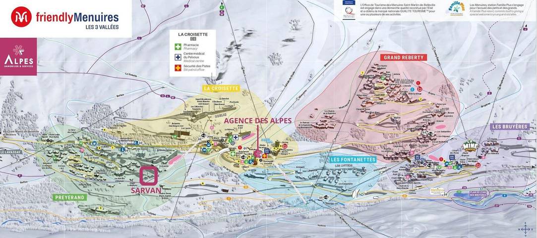 Studio dla 4 osób, z balkon i widok w Trzy Doliny