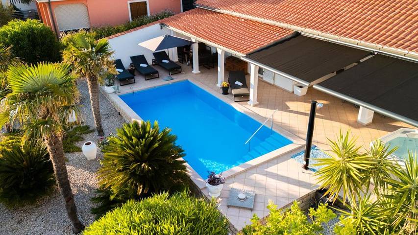 Ferienhaus mit Meerblick für 6 Personen, mit Sauna und Ausblick sowie Garten und Pool, mit Haustier in Barbat na Rabu - 4