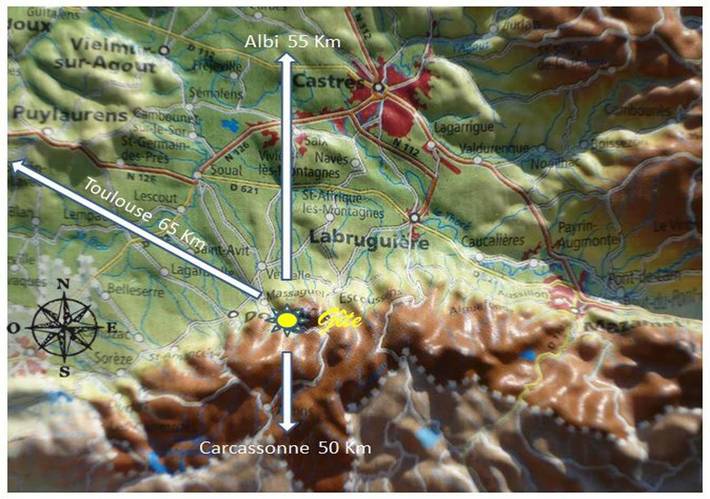 Maison de vacances pour 9 personnes, avec jardin ainsi que bassin pour enfant et vue, adapté aux familles dans le Tarn - 2