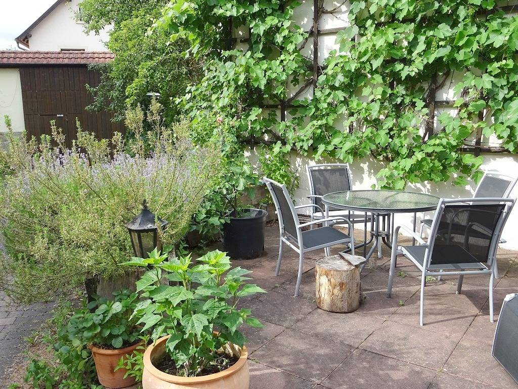 Ferienwohnung Bogentenne - Ferienwohnung in einem historischen Fachwerkhaus aus dem Jahre 1740 in Eußenheim, Maindreieck