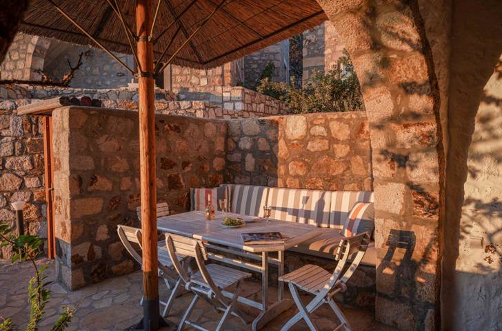 Lavish Patmos Villa | Villa Aetheria | Breathtaking Sea Views | Private Furnished Terrace with Jacuzzi  | Peaceful Outdoor Ambiance | Prime Location in Patmos Ciudad, Patmos