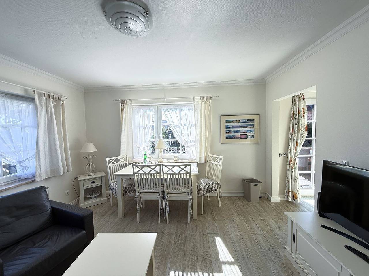 Appartement entier, Ferienwohnung Liekut 1 im Haus Inselfriede, nahe am Strand mit Terrasse in Westerland in Westerland, Sylt (Gemeinde)