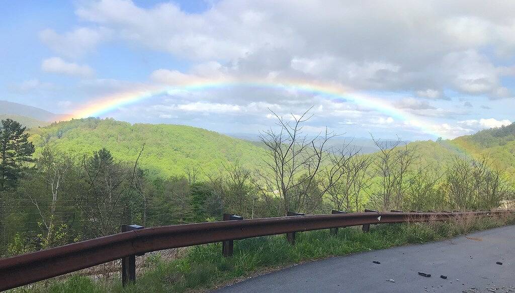 Schöne Blowing Rock Log Kabine mit spektakuläre Long Range View in Blue Ridge Parkway, Caldwell County