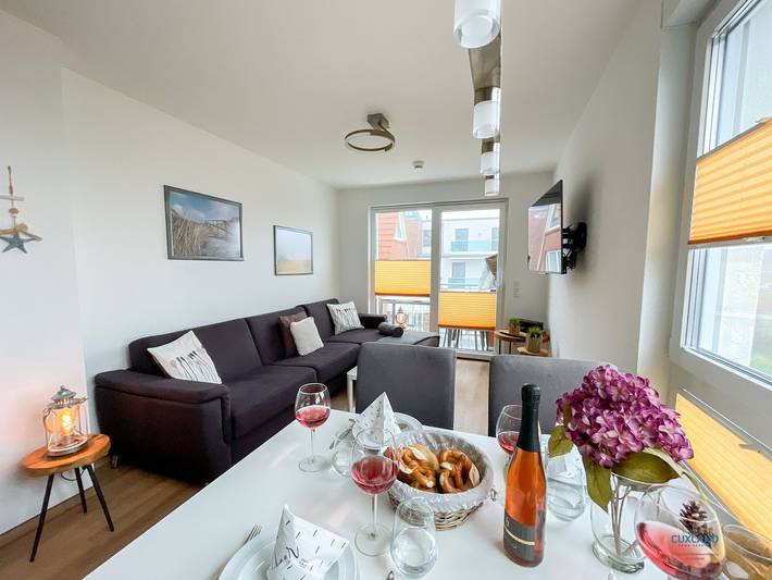 Ferienwohnung für 5 Personen, mit Balkon in Cuxhaven