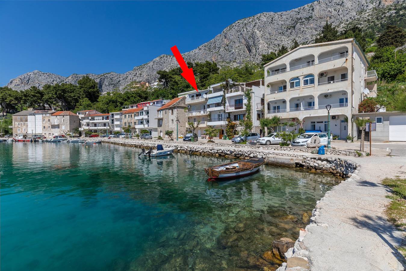 Cijeli apartman, Trosobni apartman uz plažu Drašnice, Makarska -a in Drašnice, Makarska rivijera