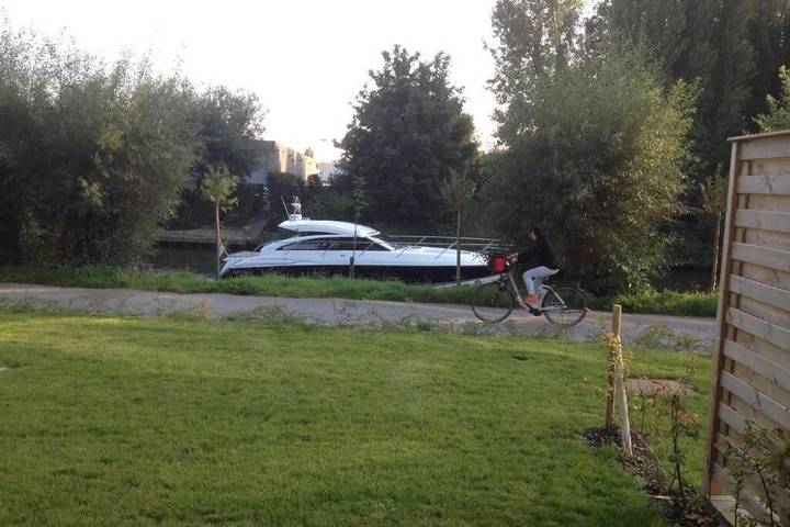 Gîte pour 4 personnes, avec Terrasse ainsi que Jardin et Vue à Deinze