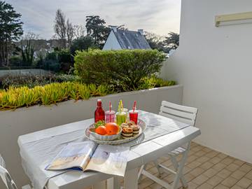 Gîte pour 4 personnes, avec balcon dans Port Haliguen