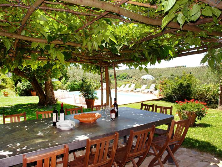 Location de vacances pour 12 personnes, avec terrasse et jardin, animaux acceptés à San Casciano in Val di Pesa - 4