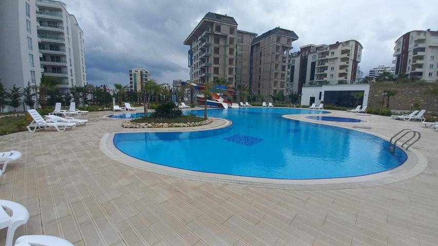 Ferienwohnung für 3 Personen, mit Pool und Garten sowie Sauna und Ausblick, mit Haustier in Avsallar - 3