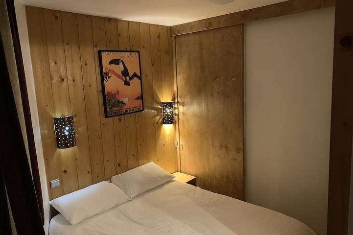 Apartamento entero, Montchavin Impresionante moderno esquí plana 47M / 2 Impresionantes vistas Capacidad para 6 personas in Bellentre, La Plagne-Tarentaise