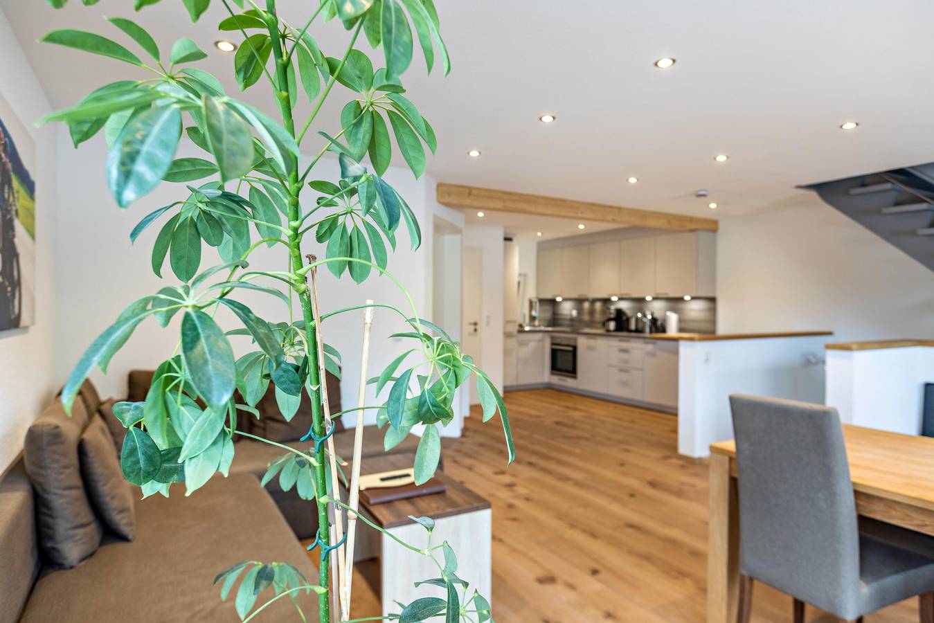 Ganze Wohnung, Ferienwohnung 'Maisonette' mit Bergblick, Balkon und Wi-Fi in Lenzkirch, Südschwarzwald