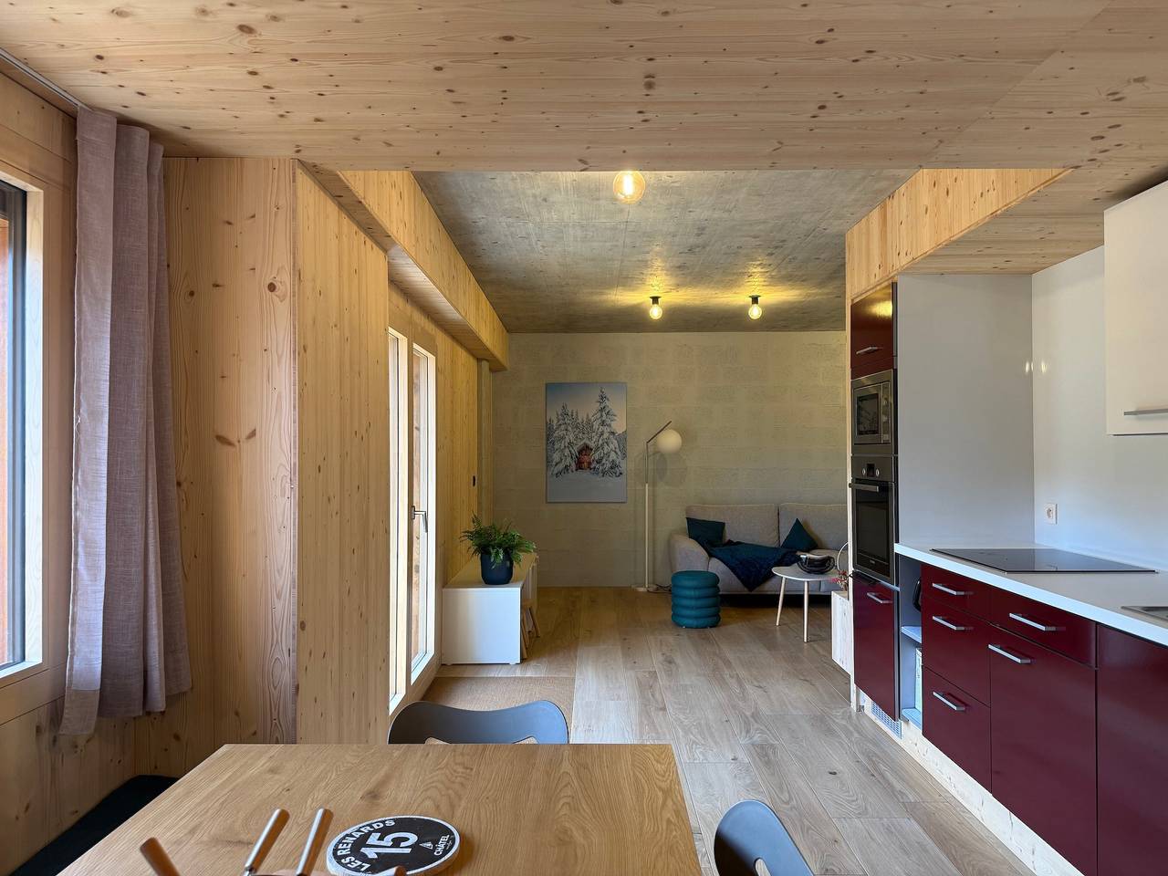 Ganze Wohnung, Appartement 'C’Emile - 74390' mit Bergblick, Gemeinschaftsgarten und Wlan in Châtel, Les Portes du Soleil