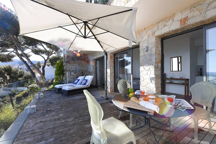 Villa für 2 Personen, mit Pool und Terrasse sowie Meerblick in Provence-Alpes-Côte d'Azur - 3