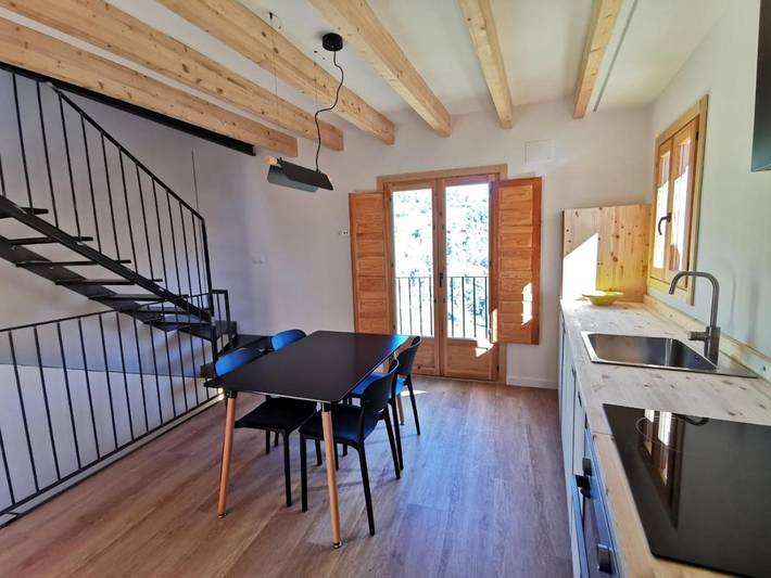 Casa de vacaciones para 3 personas, con terraza y vistas, Se admiten mascotas en Alto Mijares - 4