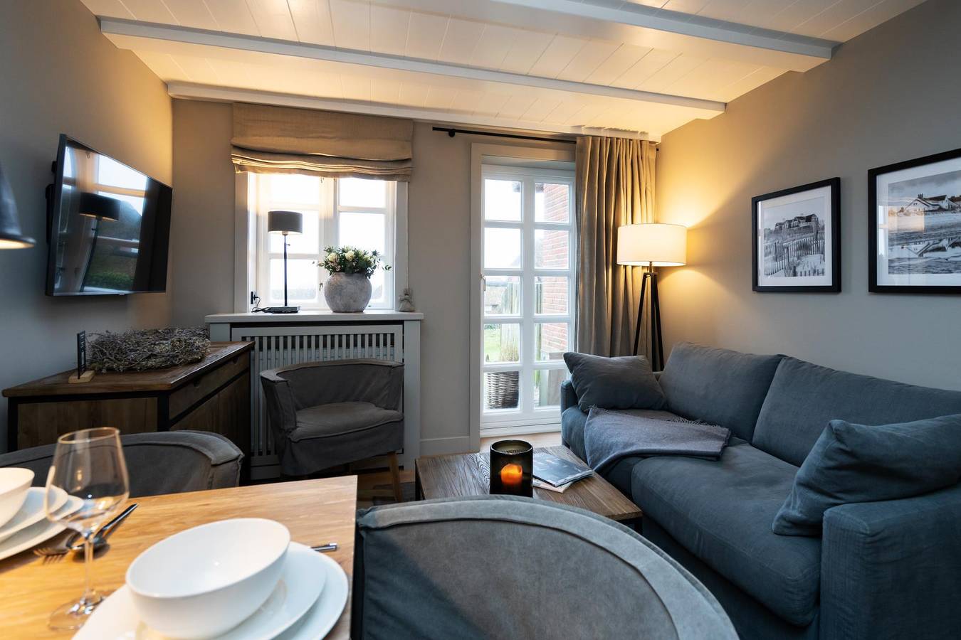 Ganze Wohnung, Ferienwohnung Wattnest, Wattblick mit Strandkorb, Rantum, Sylt  in Rantum, Sylt (Gemeinde)