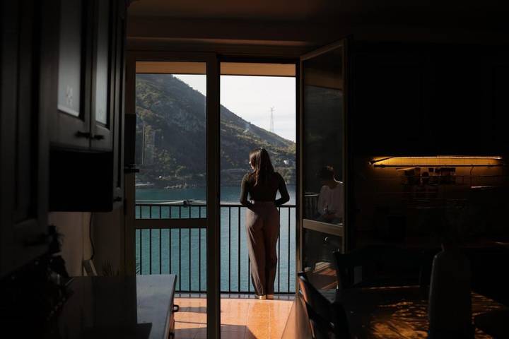 Appartamento per 4 persone, con Balcone e Terrazza nonché Panorama a Scilla