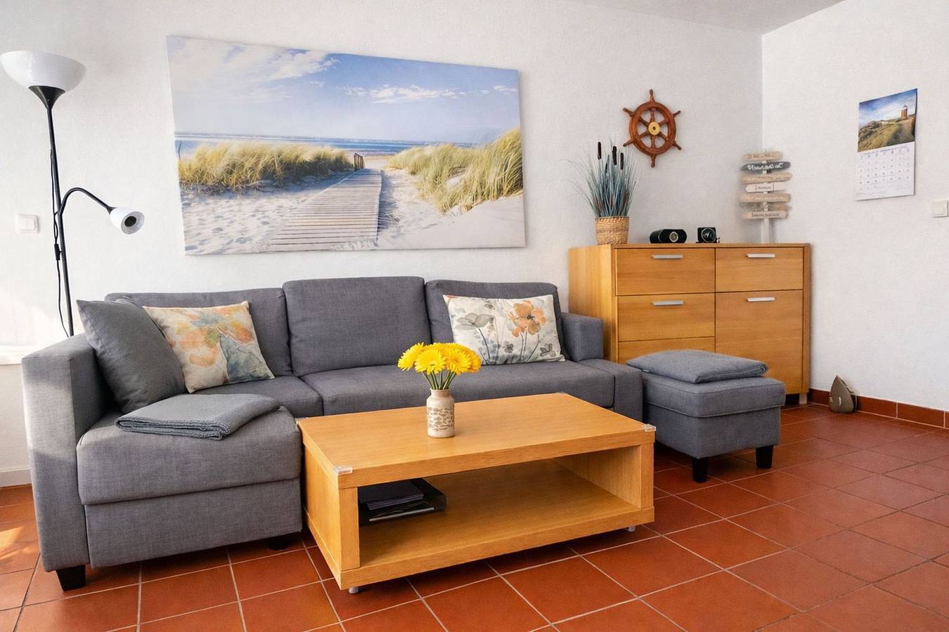 Appartamento intero, Komfortable Ferienwohnung mit Terrasse und Garten in Strandnähe in Schillig in Schillig Strand, Wangerland