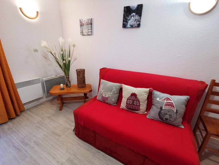 Ganze Wohnung, 3 Zimmer - 2 Schlafzimmer - an der Skipiste in Prapoutel, Les Adrets