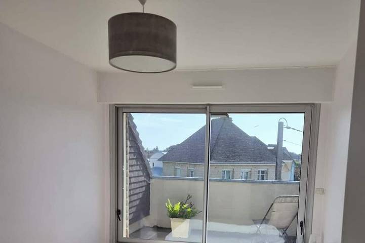Appartement entier, Grand Duplex Front De Mer 6 Personnes 3 Chambres 2 Salles De Bain Parking in Luc-sur-Mer, Région de Caen