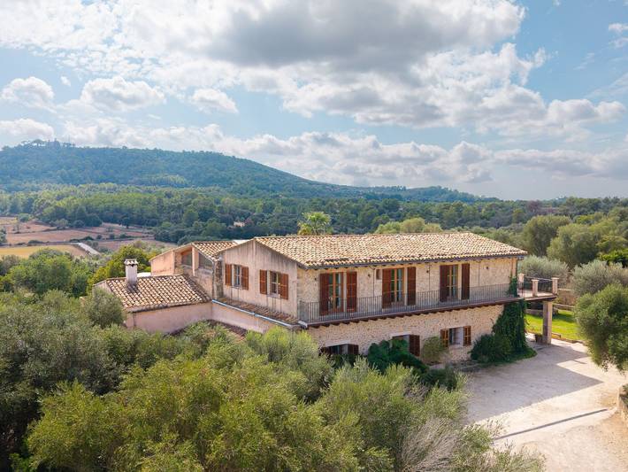 Finca für 26 Personen, mit Terrasse und Garten sowie Pool und Ausblick auf Mallorca Inselmitte - 4