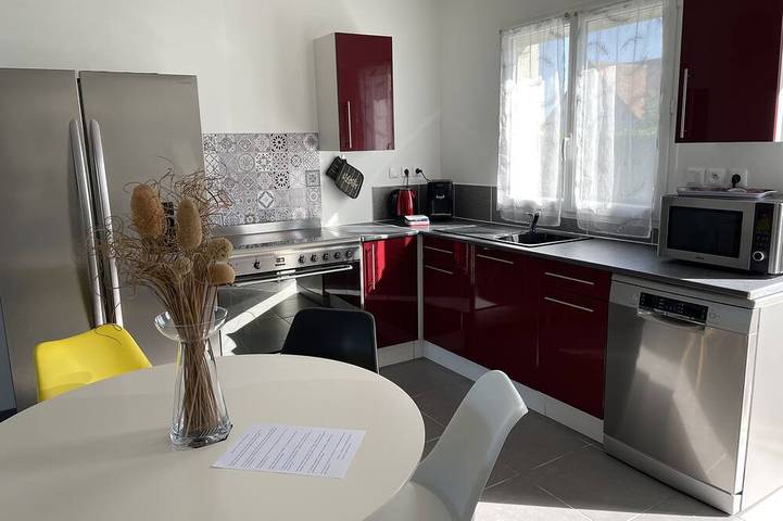 Maison de vacances pour 6 personnes, avec Jacuzzi ainsi que Terrasse et Jardin