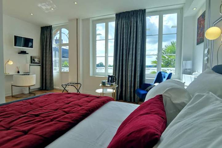 Location de vacances pour 10 personnes, avec balcon et jardin à Villequier - 3