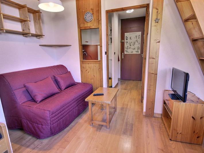 Gîte pour 4 personnes, avec Balcon dans Station De Peisey Vallandry