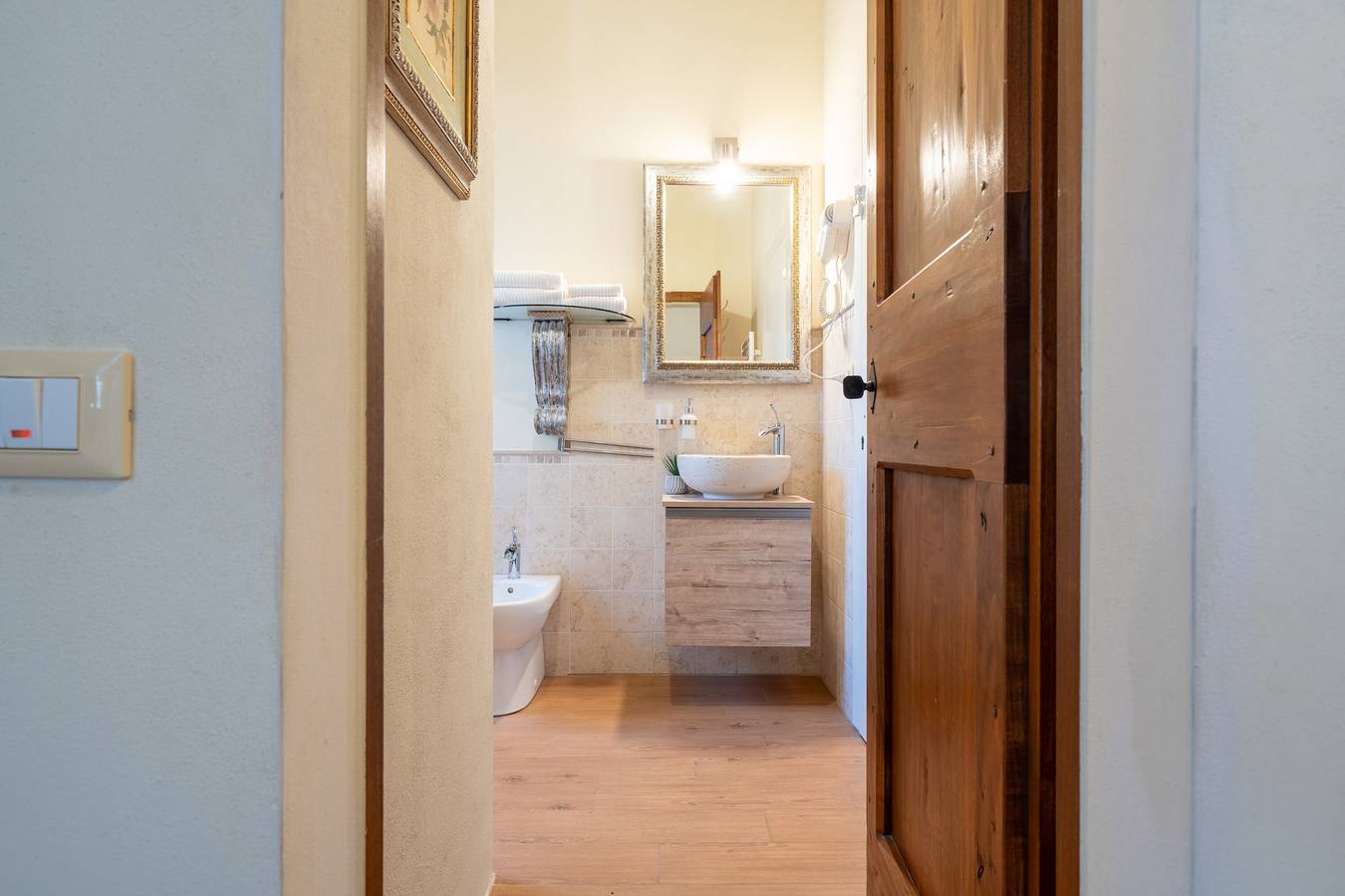 Ganze Wohnung, Finestra Dell'Angelo: Elegantes Apartment mit Blick auf Pienza in der Val d'Orcia in Pienza, Orciatal