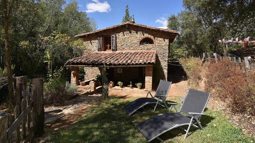 Casa de vacaciones para 4 personas, con Terraza y Jardín en Sierra de Huelva