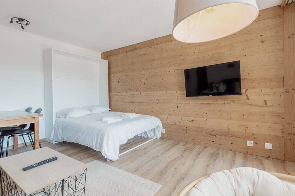 Ganze Wohnung, Appartement Avec vue Majestueuse sur les Montagnes in Leukerbad, Leukerbad & Umgebung