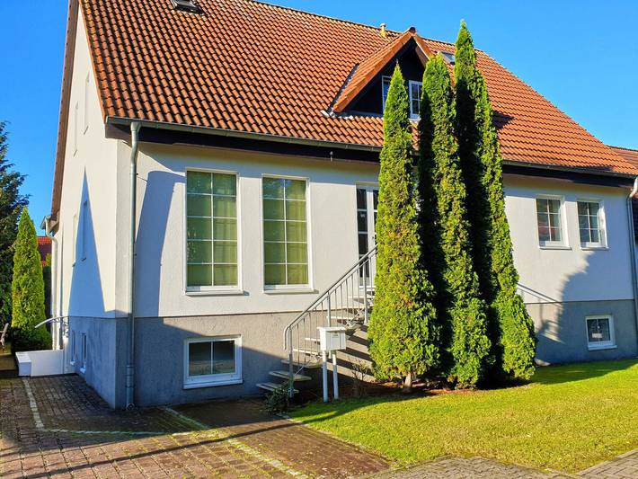 Ferienwohnung für 7 Personen, mit Balkon und Terrasse sowie Garten und Sauna in Binz - 4