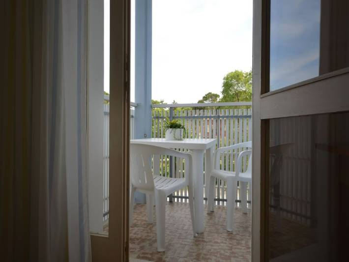 Studio für 3 Personen, mit Balkon/Terrasse und Ausblick, mit Haustier - 1