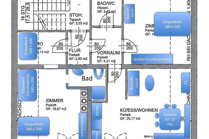 Hütte für 10 Personen, mit Balkon in Kleinarl