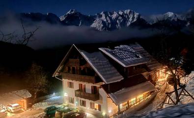 Gîte pour 4 personnes, avec terrasse et sauna à Solčava