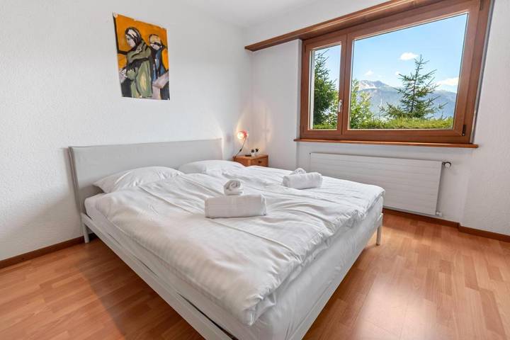 Appartement de vacances pour 6 personnes, avec jardin et vue, animaux acceptés