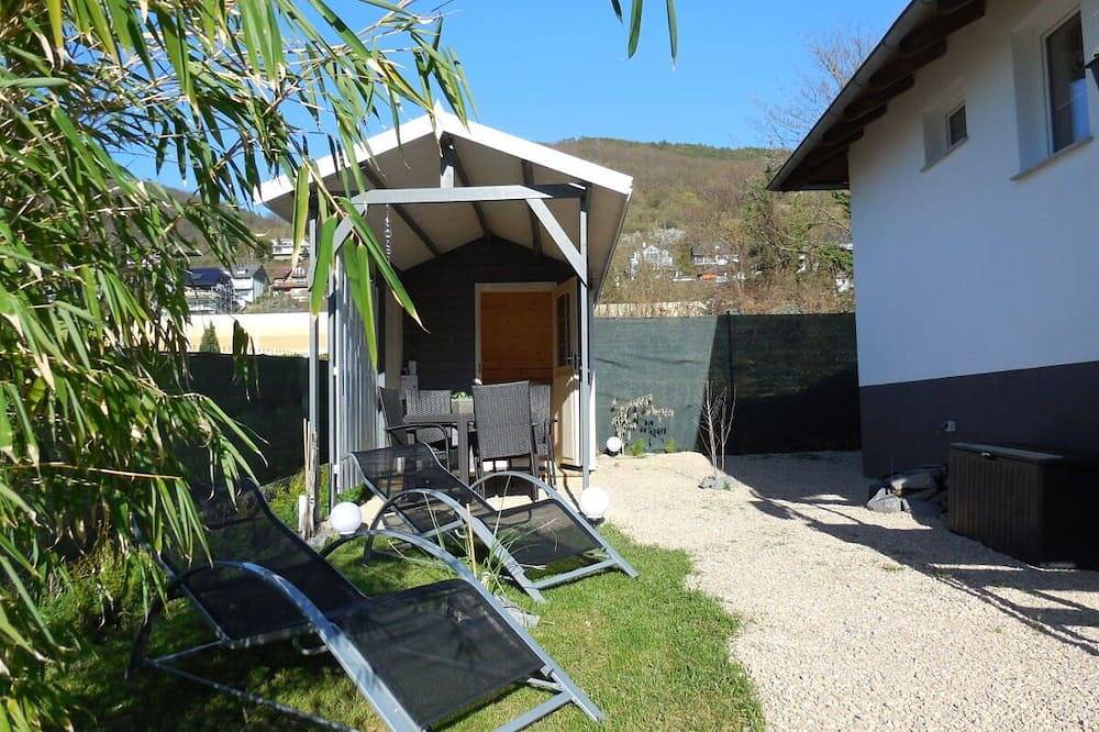 Ferienhäuschen  \"Am Rheinpark\" freistehend mit Sauna im Mittelrheintal in Kamp-Bornhofen, Mittelrhein