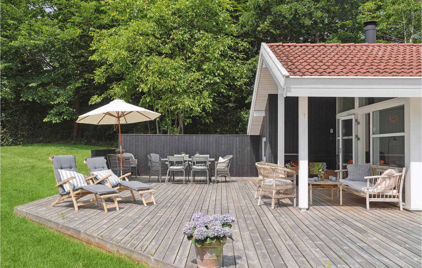 Ferienhaus für 6 Personen mit Garten in Hornbæk, Kattegat Küste