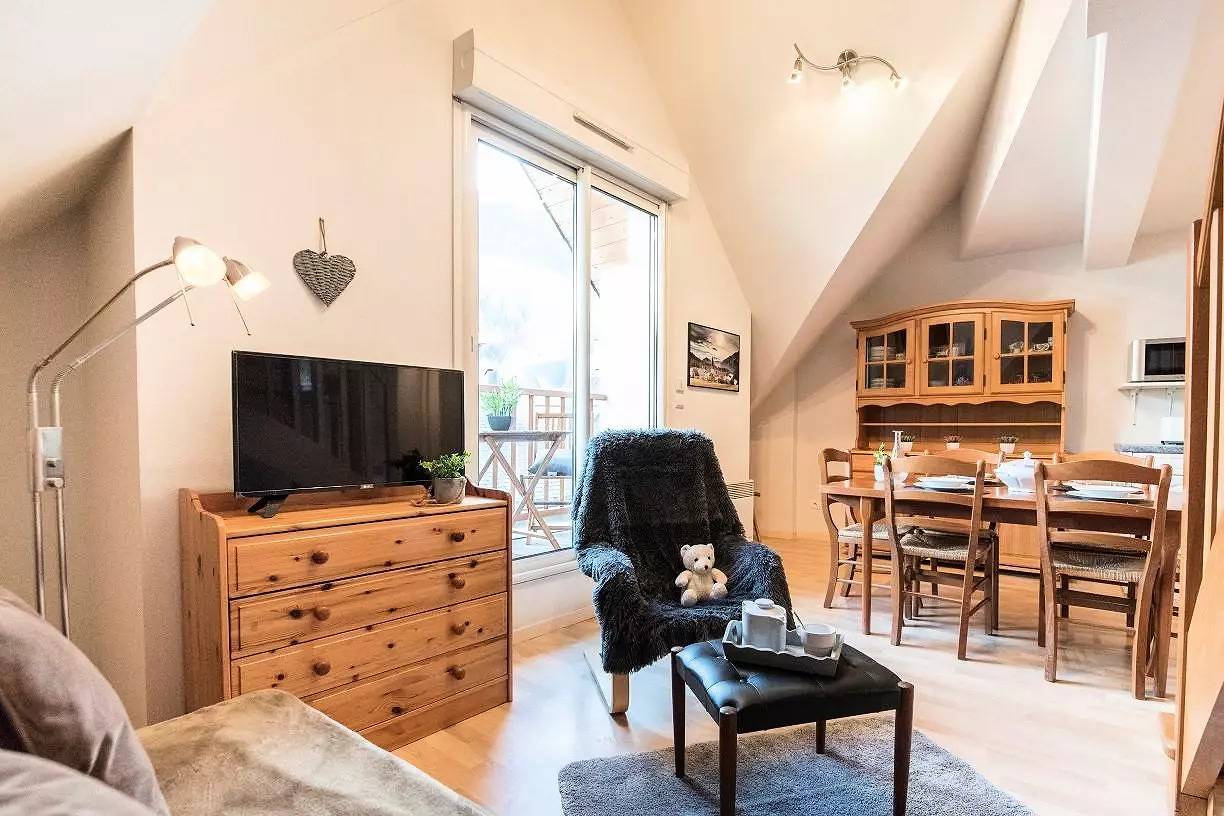 Ganze Wohnung, Ferienwohnung 6 Personen Saint Lary Village in Saint-Lary-Soulan, Nationalpark Pyrenäen