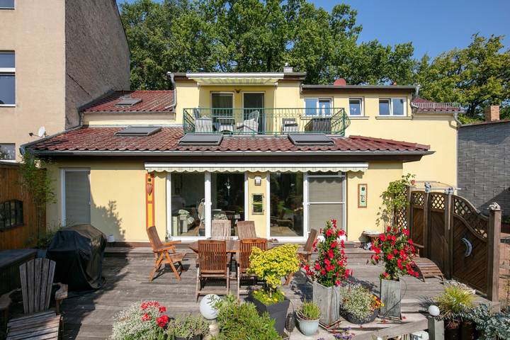 Ferienhaus 'Ferienhaus 75 Qm, 1 Schlafzimmer' mit privater Terrasse, Gemeinschaftsgarten und Wlan in Neuruppin, Ruppiner Seenland
