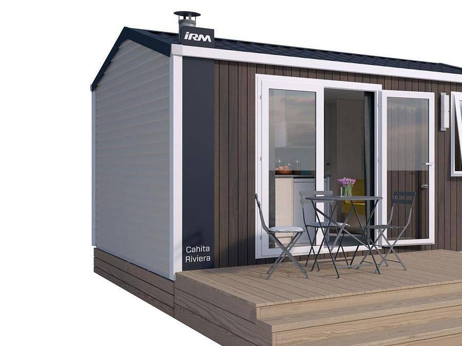 Camping Le Marqueval - Mobilhome 2 personas - Cahita Riviera - 1 habitación in Pourville-sur-Mer, Hautot-sur-Mer