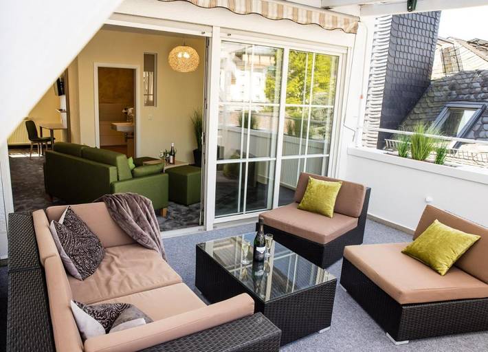 Hotel für 2 Personen, mit Terrasse und Whirlpool sowie Pool und Sauna