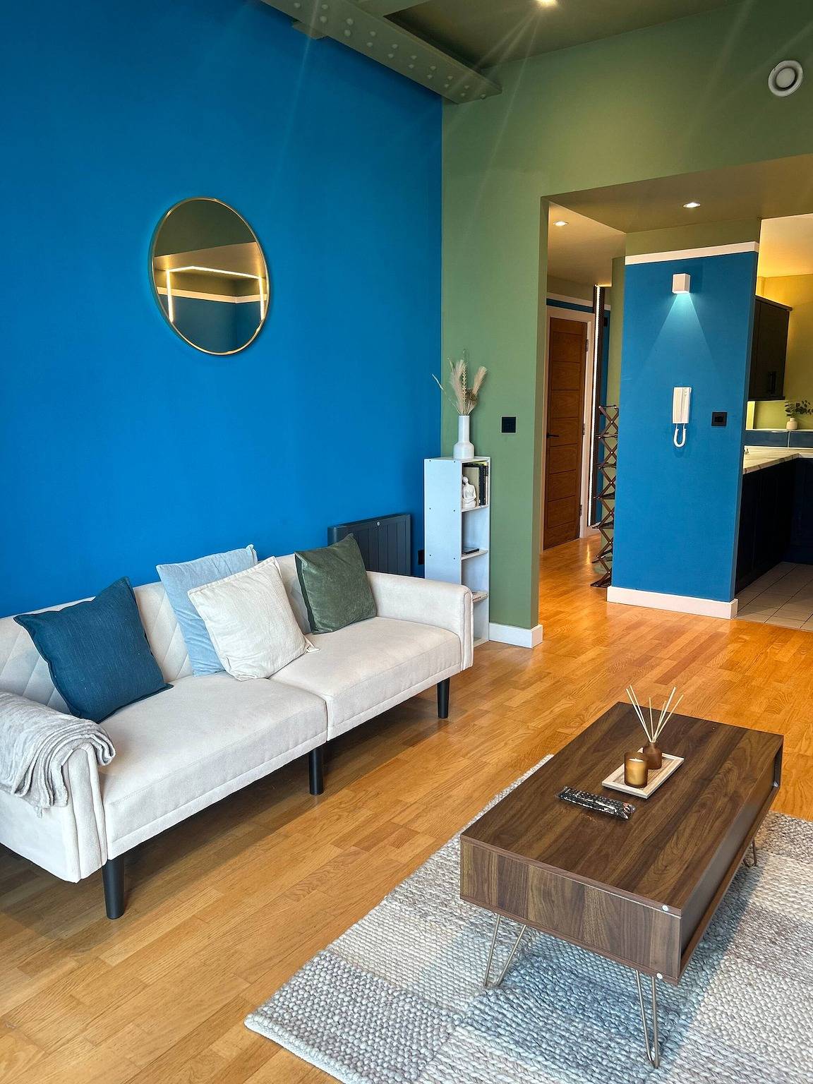 Ganze Wohnung, Das Blue Room Apartment - Ao - Mcr City - Parkplatz in Manchester, Greater Manchester
