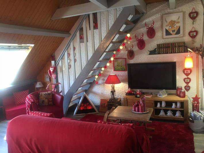 Location de vacances pour 5 personnes, avec terrasse dans station de ski du Laguiole - Le Bouyssou - 4