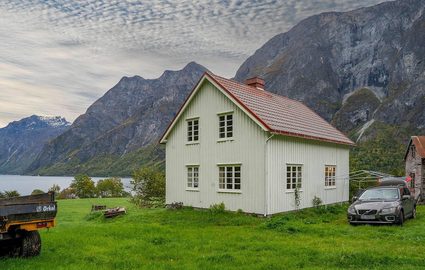 Ferienhaus für 9 Personen mit Ausblick in Nesset, Nördliches Fjordnorwegen